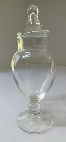 Vintage clear glass - clear, apothecary