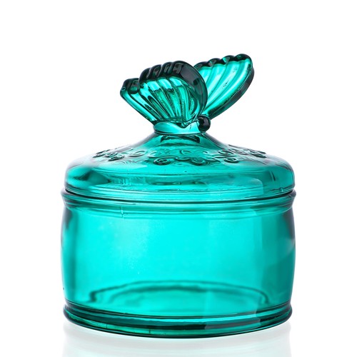 Green embossed glass - green,