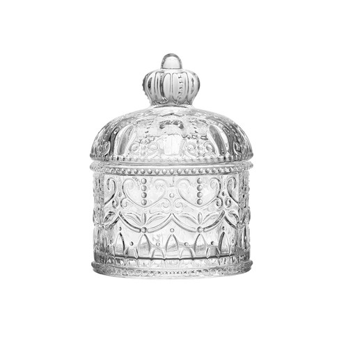 Glass candy dish with lid - candy,