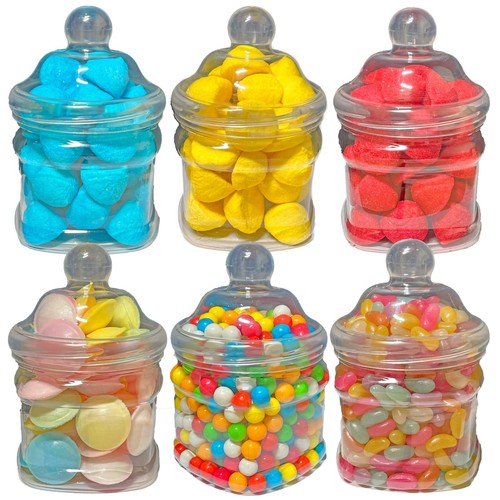 Plastic sweet jars victorian - sweet,