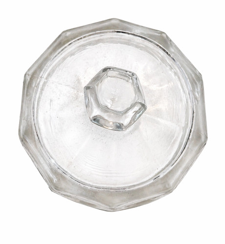 Vintage clear pressed glass - clear,