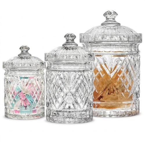 Godinger glass canister set - canister,