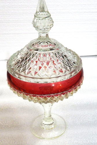 Vintage indiana glass ruby - vintage,