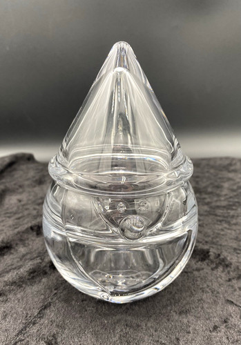Glass hooded santa - glass,