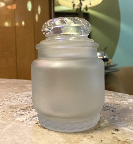 Vintage frosted glass - vintage, 4”