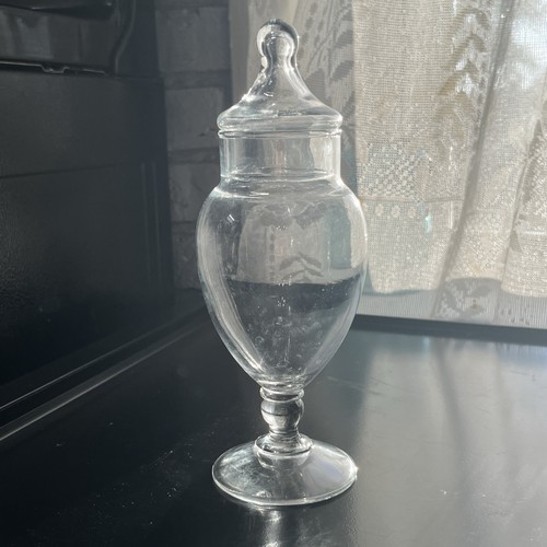 Vtg apothecary candy clear - apothecary,